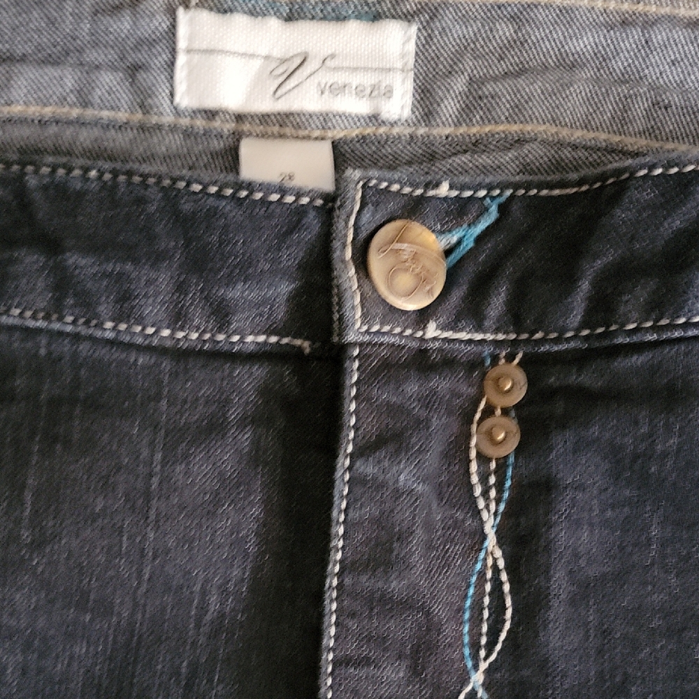 Venezia Indigo Denim Trouser Skirt